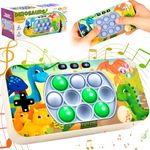 Vibbang Pop It Game Light up Pop Fidget Toy, Quick Push Bubbles Game Console, Pop it Sensory Fidget Toys for kids, Light Up Pop Push Game Controller Bubble Sensory Smart Fidget Pop Toy for Kid Adult