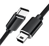 ICOVE Mini USB to USB C Cable, High Speed USB 3.0 Converter USB B to USB C Cables Adapter 480Mbps Compatible with Mac Book Air/iPad Pro/iMac Pro/Lenovo Yoga/HP Dell XPS/Chromebook/Digital Camera