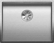 BLANCO 523386 Claron 500-U Kitchen Sink, Durinox Stainless Steel, 500mm