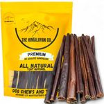 Beef Collagen Sticks for Dogs - Long Lasting Collagen Easily Digestible Chews *(12 INCH 250 Grams) (4-5 Pack Approx.)* - NO Odor - Rawhide Free - Bully Stick Alternative Dental Treats