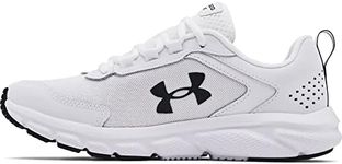 Under Armour Women's Charged Assert 9 Running Shoe, White (101)/Black, 8.5 Wide