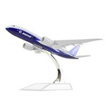 Diecast Airplane 1:400 Boeing 787 Metal （16cm） Plane Model Office Decoration or Gift by LESES