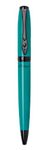 Platignum Studio Turquoise Ballpoint Pen with Blue Ink in Gift Box (Black Ink Refill Included) [Pack of 1] Ref: 50310