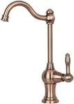 Akicon One-Handle Drinking Water Filter Faucet Water Purifier Faucet, Only for Cold Water (Antique Copper)