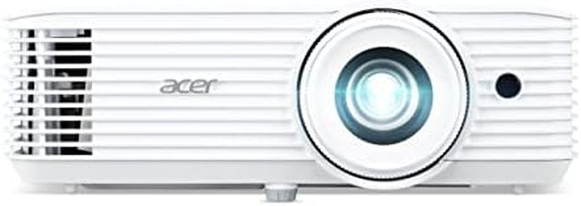 ACER H6546Ki DLP Proiettore (1080p Full HD (1920 x 1080 pixel) 4.500 lumen, 10.000:1, contrasto 3D, Keystone, 1 altoparlante da 3 Watt, 2 HDMI 1.4a (HDCP), collegamento audio, bianco, Home Cinema
