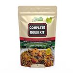 Africanada Complete Egusi Kit with individual packed melon (egusi), locust beans, ground crayfish, pepper, red palm oil | Easy to Use | Just add your fresh vegetable| smart cooking