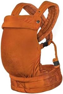 ·NEST BLANCHE· Baby Carrier for Newborn to Toddler, Cozy Baby Wrap Carrier 7-35 lbs, Ergonomic Backpack Design, Front and Back Facing Options, Orange