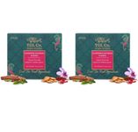 TGL Co. Kashmiri Saffron Kahwa Green 16 Tea Bags Pack of 2| Enhance Digestion | Boost Immunity | Relieves Stress | Improve Energy | Rich in Taste