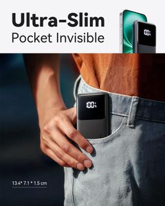INIU 10000mAh Slim Power Bank – 22.5W PD Fast Charging USB-C Portable Charger