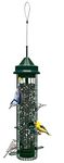 Brome 1015 Squirrel Buster Classic 5.3"x5.3"x20.625" Wild Bird Feeder with 4 Feeding Ports, 1.4qt Seed Capacity