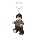 LEGO Harry Potter Keychain Light - Harry Potter - 3 Inch Tall Figure (KE201), Grey, S