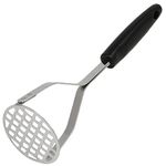 Chef Craft Select Sturdy Masher, 10.25 inch, Stainless Steel/Black