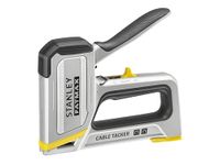 Stanley FATMAX® FMHT70100-0 Aluminium 2-in-1 Cable Tacker, High-Low Power Setting, Compatible with Crown CT100 in 10mm - 14mm and CT300 8mm - 12mm, Staples NOT Included