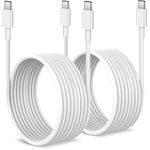 10FT USB C to C Charger Cord for iPhone 16/15 Pro Max Plus, for Apples MacBook Air/Pro, iPad Pro, Google Pixel 9/8/7, Galaxy S24/S23/S22, Android, Extra Long USBC Type C Fast Charging Cable, 2Pack