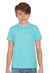 Allen Solly Junior Boy's Plain Regular fit Polo (ABTS31901815_Mint 11-12 Years)