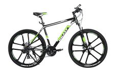 Galaxy Adult Mens Mountain Bikes 27.5 inch Aluminium Alloy MTB Suspension Lightweight Alloy Bicycle with Shimano 24 Gears Dual Disc Brake & Hidden Cable Alloy Frame Bike for Men Women