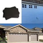 Homend 32-Pack Magnetic Panels for Metal Car Garage Door Decoration Fake Faux Windows(6.125" x 4"), 2 Car Large Door Faux Magnetic Windows All Season Weather Resistant Non-Fade PVC Small Panels Kits