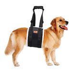 Adjustable Dog Lift Harness Dog Sling for Large Dogs Hind Leg Support Soft Lift Support and Rehab Harness for Weak Rear Legs, Helps Senior, Injured, Disabled and After ACL Surgery Dogs Large