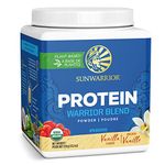 Vegan Protein Powder | 375g | USDA Certified Organic, No Sugar Added, Keto Friendly | Plant-Based Pea & Hemp Seed Protein with MCT Oil & BCAA's | Soy-Free, Grain-Free, Gluten-Free, Paleo | Vanilla