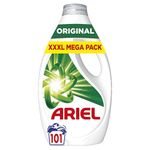 Ariel Washing Liquid Laundry Detergent, Clothes Washing Liquid, 101 Washes, Stain Remover for Clothes & Odour Removal in 1 Use, Brrrilliant Even in Cold & Short