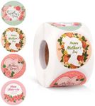500pcs Happy Mother's Day Labels, I