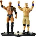 WWE The Rock vs John Cena Championship Showdown 2-Pack 6-inch Action Figures Monday Night RAW Battle Pack for Ages 6 Years Old & Up