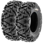 Set of 2 SunF A033 Power.I AT 24x8-12 ATV UTV Off-Road Tires All-Terrain, 6 Ply Tubeless