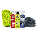 Chemical Guys HOL357FE Clean & Shine Car Wash Starter Kit - Safe for Cars, Trucks, Motorcycles, SUVs, Jeeps, RVs & More (7 Piece Set, Including 3 x 473ml Car Detailing Chemicals)