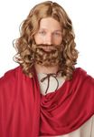 Adult Jesus Wig and Beard Standard