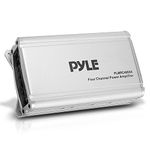 Pyle 4-Channel Weather-Resistant Audio Amplifier System - 1200W Max Bridged, 800W Max Stereo Designed For ATV, UTV, 4X4, Jeep, Motorcycle and Marine, and any other Weather Resistant Application