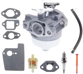 Cnfaner 16100-Z0Y-013 Carburetor for Honda GCV190 GCV190A GV190LA HRX217 HRB217 Manual Choke Pressure Washer Lawn Mowers Engines with gaskets 16211-ZL8-000 Insulator kit