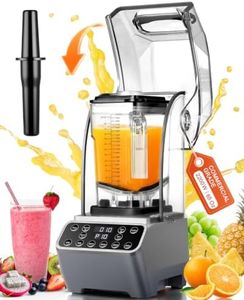 MOGAN Smoothie Blender, 65oz Commercial Blender with Sound Shield