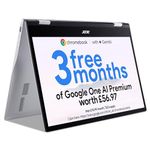 Acer Chromebook Spin 513 CP513-1H - (Qualcomm Snapdragon SC7180, 4GB, 64GB eMMC, 13.3 Inch Full HD Touchscreen Display, Google Chrome OS, Silver)