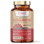 Organic Astaxanthin Oil 8mg - Pure & Natural Astaxanthin - 60 Capsules - Carrageenan Free - Super Antioxidant - Premium Algamo® Oil - Haematococcus Pluvialis - UK Made - Zero Additives - EU Source