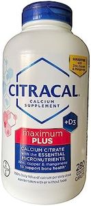 Citracal Calcium Citrate Caplets + D3 1Pack (280 ct.)