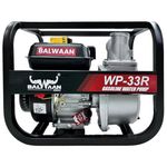 BALWAAN Krishi WP-33R Water Pump 3 Inch Outlet 7 HP Powerfull Petrol Engine 4 Stroke Maximum Discharge 1000-1200 liters/min, RPM 3600 | For Irrigation Agriculture Farming Get 1 litre Engine Oil