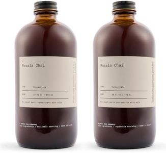 Dona Original Masala Chai Concentrate, Small-Batch, Single-Origin Spices, Hot or Iced Chai, 16 Fl Ounce Bottles (Pack of 2) (Standard, 32, Fl Oz)