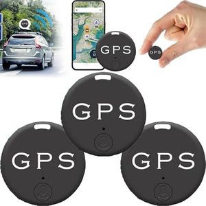 Easy Find Mini GPS Tracker, Easy Find Mini GPS Tracker, GPS Tracker Strong Car Vehicle Tracking Anti-Lost, GPS Smart Tracker, Smart Key Finder Locator, GPS Tracking Bluetooth (3pcs)