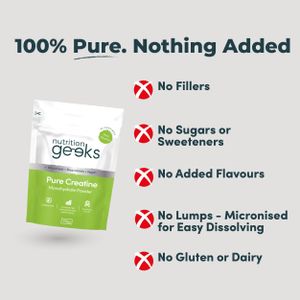 Pure Creatine Monohydrate Powder, 315g – Unflavored Supplement