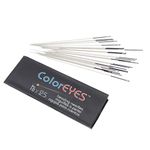 BeadSmith ColorEyes Size 10 Beading Needles-25 Pieces (Size 10)