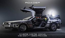 BDP Movies Back To The Future DeLorean ONE PIECE NOT SECTIONS! Over 1 Meter Wide Glossy Poster! **SAME DAY SHIPPING**