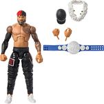 Mattel WWE Jimmy USO Top Picks Elite Collection Action Figure, Articulation & Life-Like Detail, Interchangeable Accessories, 6-In (HKN56)