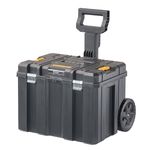 DEWALT Tool Box with Wheels, TSTAK, Deep Box (DWST17820), Black