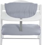 Hauck Highchair Pad Deluxe, Removable Washable Padded Seat Cushion Compatible with Wooden Alpha+ and Beta+ Model High Chair, Accessory Only, Grey