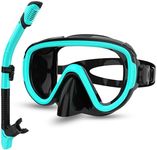 Bairuifu 2024 Version Professional Snorkeling Gear for Adults, Dry Snorkel Set, Anti-Fog/Panoramic View/Anti-Leak Tempered Glass Scuba Diving Mask, Professional Snorkel Mask