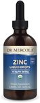 Dr. Mercola Liquid Zinc Dietary Supplement, 15 mg per Serving - About 28 Servings per Container (3.88 fl oz), Supports Organ and Immune Health*, Non GMO, Gluten Free, Soy Free, USDA Organic