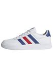 adidas Men's Breaknet 2.0 Shoes, FTWR White/semi Lucid Blue/Better Scarlet, 8 UK