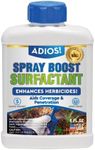 Adios! Spray Boost Surfactant for Herbicide and Weeds, Makes 25 Gallons of Nonionic Wetting Agent (8oz)