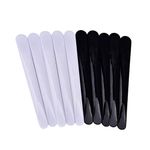 Minkissy 10pcs/Set Cosmetic Cream Scoop Makeup Face Mask Crescent Spatula Divided Scoop Beauty Tool for Ladies Women Girls Mixing Sampling