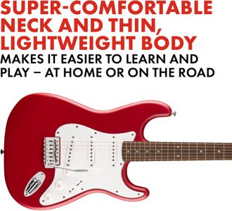 Squier Stratocaster Electric Guitar – Dakota Red
